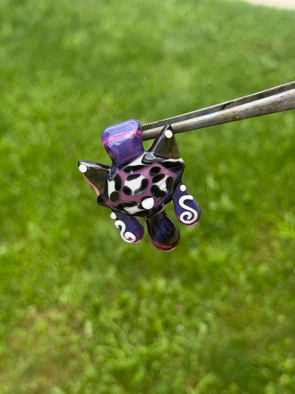 Cheetah 3 layer Purple Kitty