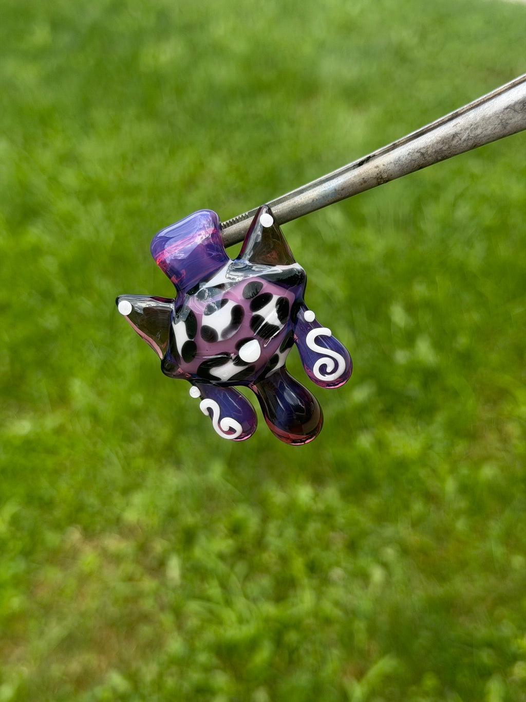 Cheetah 3 layer Purple Kitty